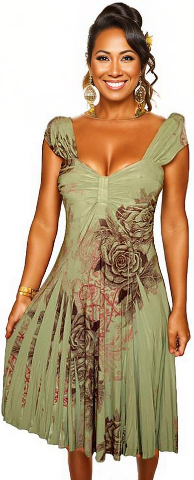 Plus Size Dress | Sage Green Dress ...